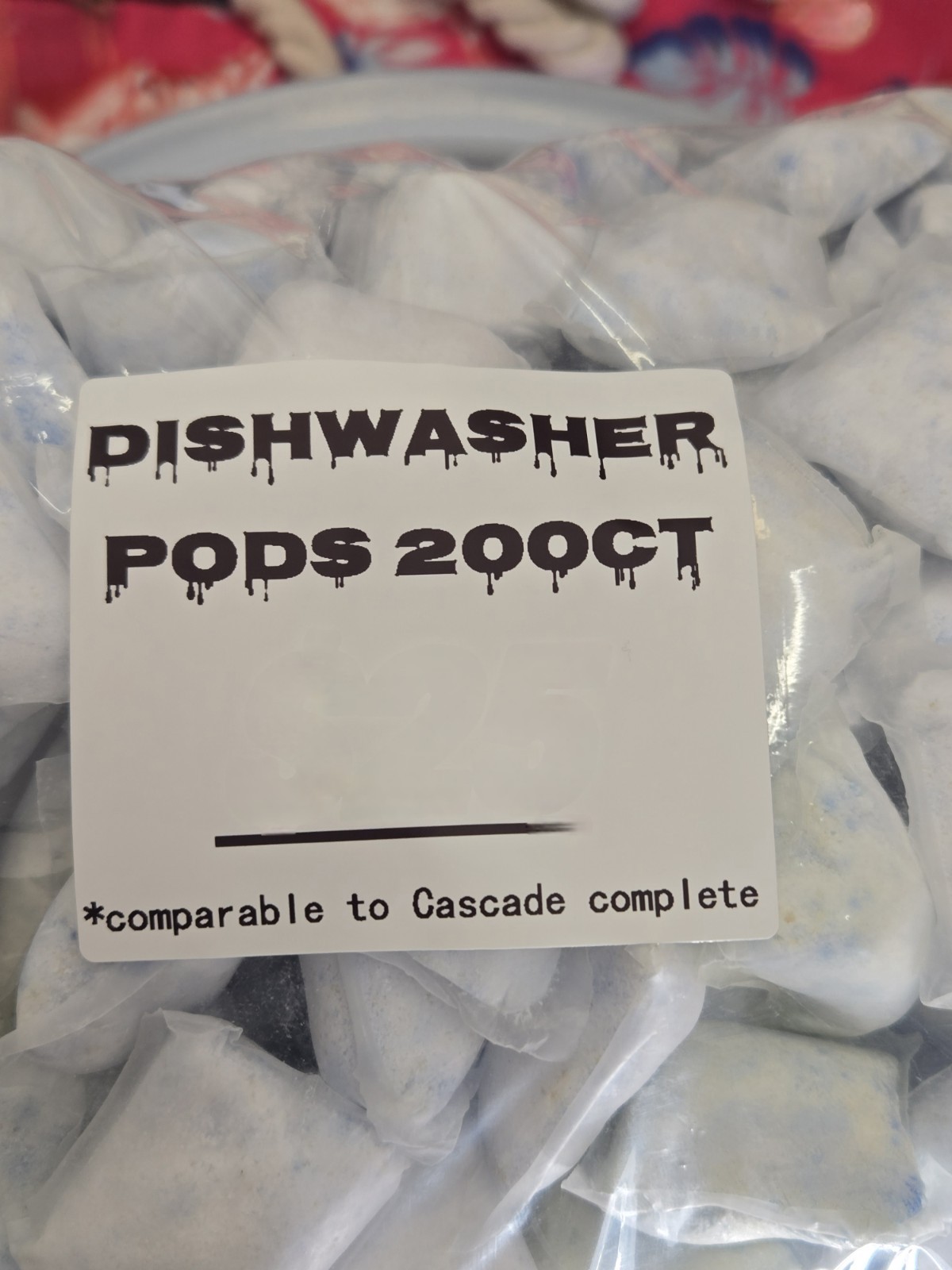 Fresh Scent Pacs DISHWASHER DETERGENT, FRESH SCENT, 200 CT