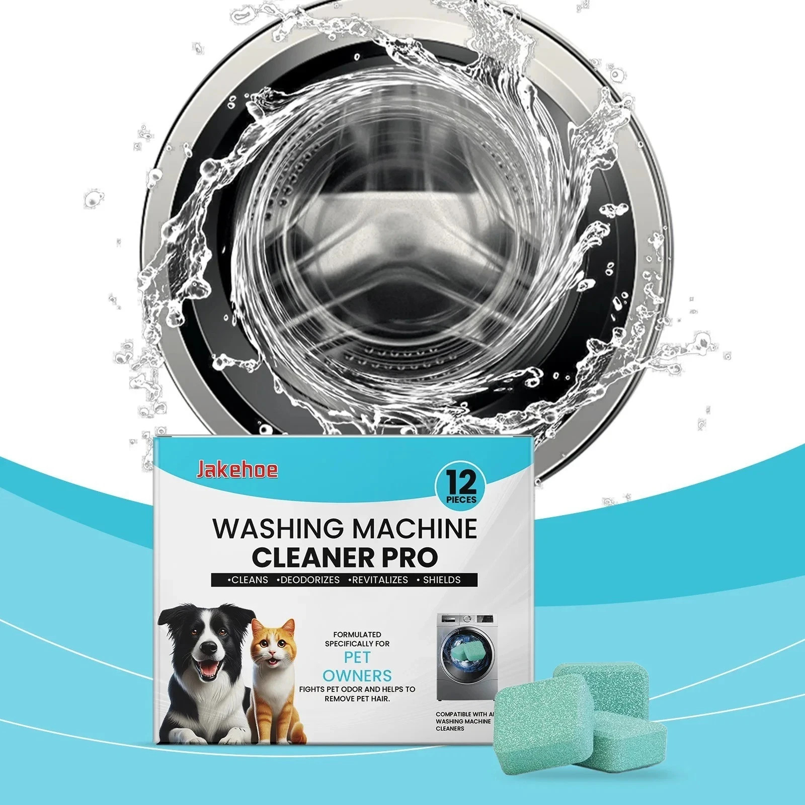 Uproot Clean Washing Machine Cleaner Tablets – 12 Pack USA FREE FAST SHIPPING ✅