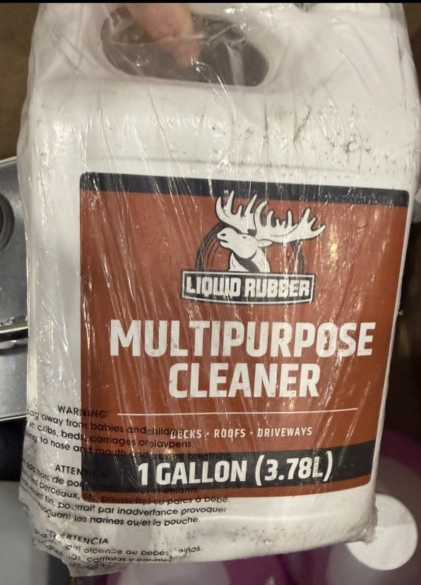 Liquid Rubber 1 Gal. Multipurpose Outdoor Cleaner for Wood, Concrete, Asphalt, B
