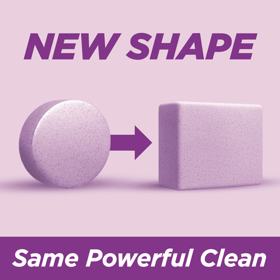 Bleach-Free Toilet Bowl Cleaner Tablets Unscented 1.4 oz 10 Pack