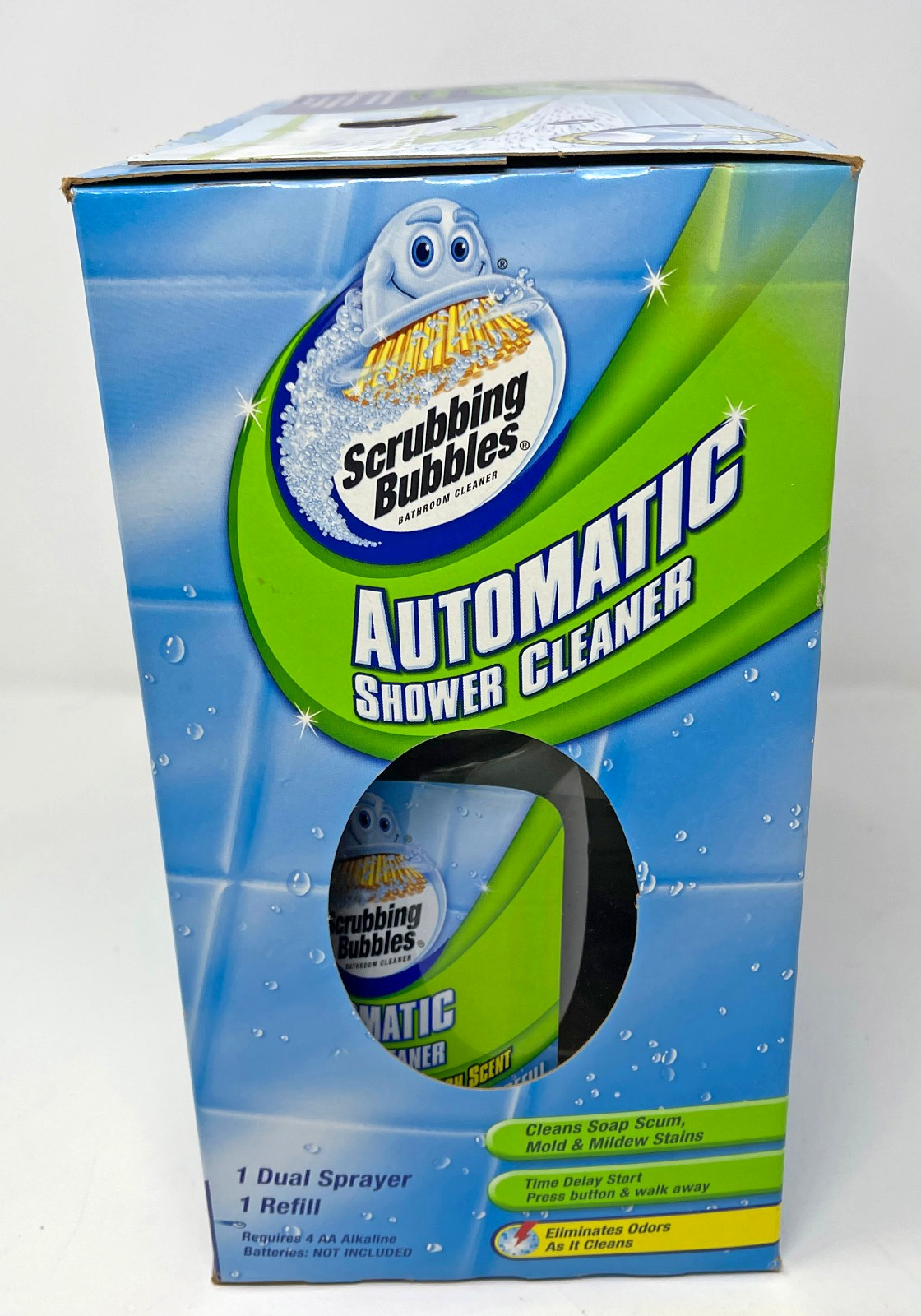 Scrubbing Bubbles Automatic Shower Cleaner Kit Dual Sprayer W/34 Fl oz Open Box