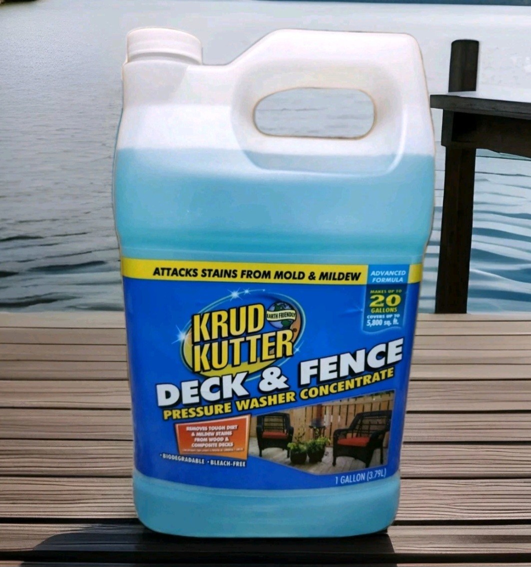Deck & Fence Concentrated Krud Kutter Cleaner Powerwash Formula Makes 20 Gallon
