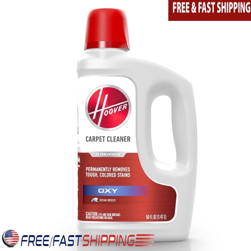 Oxy Carpet Cleaner Solution Stain Remover Fast Acting 50oz Ocean Breeze Cleaning