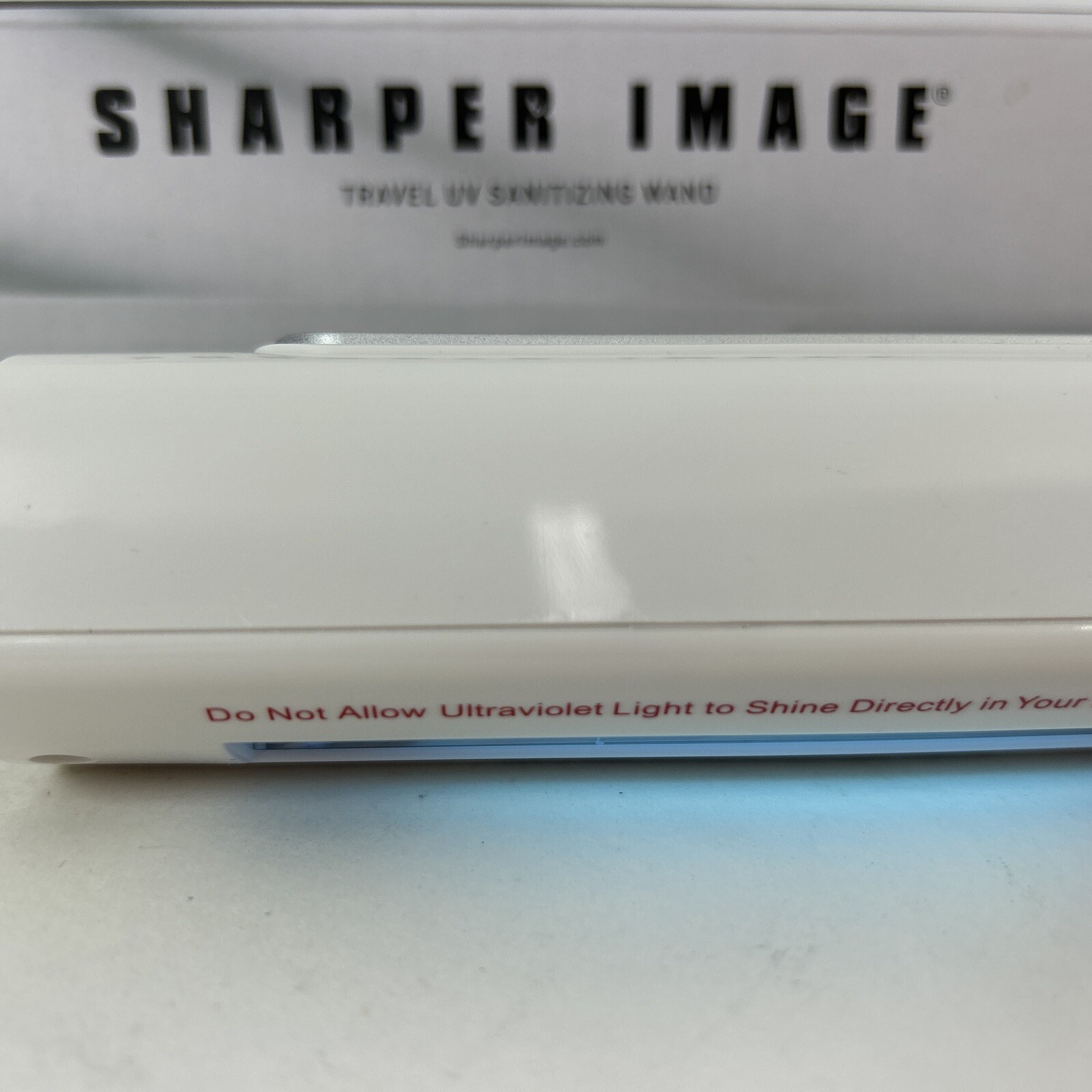 Sharper Imagine Travel Sanitizing Wand New Opened Box