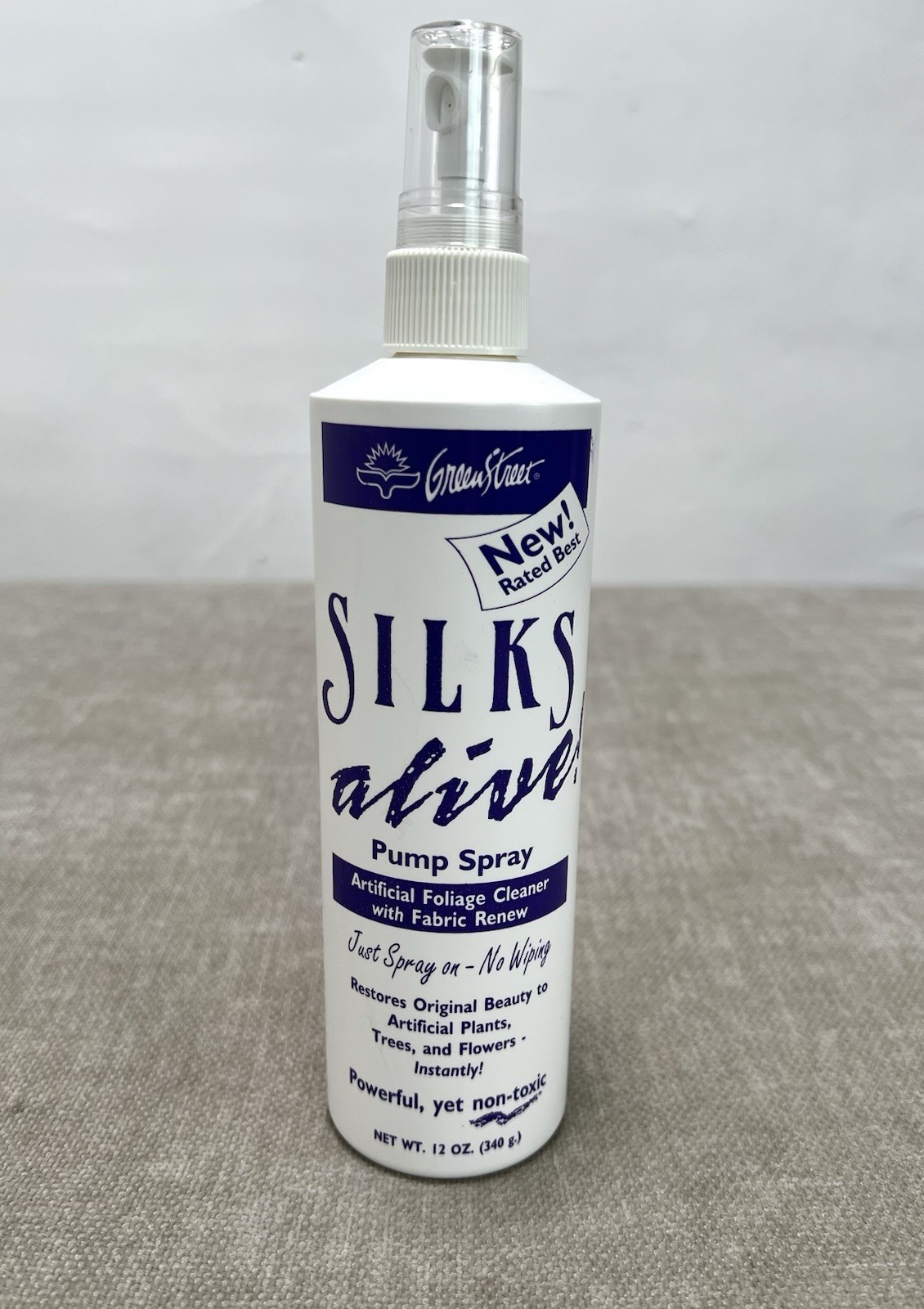 Silks Alive Artificial Plants Foliage Cleaner Spray GreenStreet 12 Oz Full Vtg