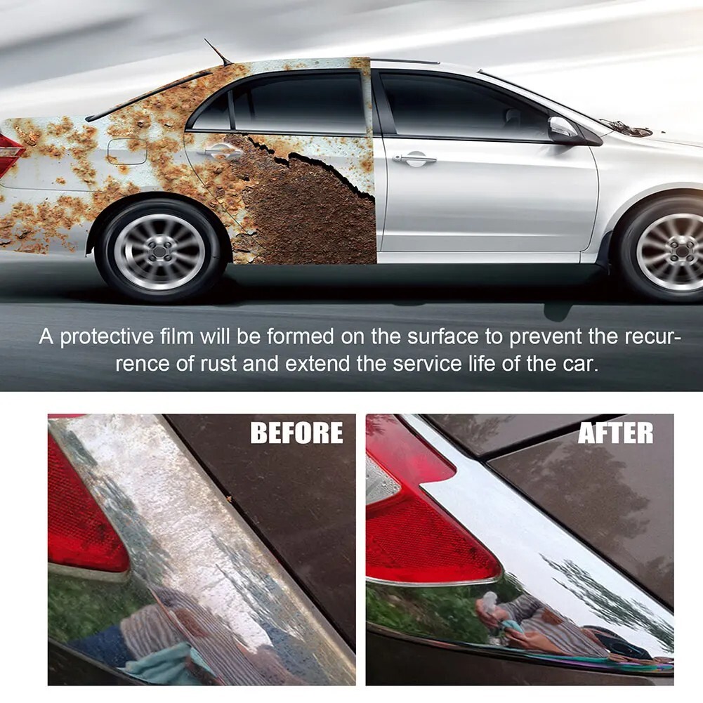 Eliminador de oxido Removedor de oxido para limpiar metal pintura desoxida 100ml
