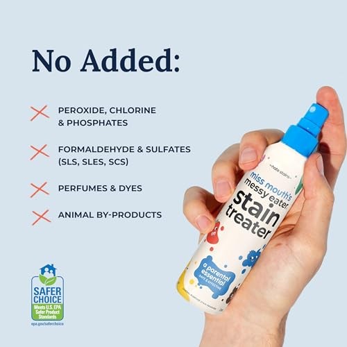 Miss Mouth’s Messy Eater Stain Treater Spray – 4oz Stain Remover – Newborn