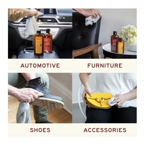 Leather Cleaner By Leather Honey for Vinyl Car Interior Seat Furniture Shoes Bag