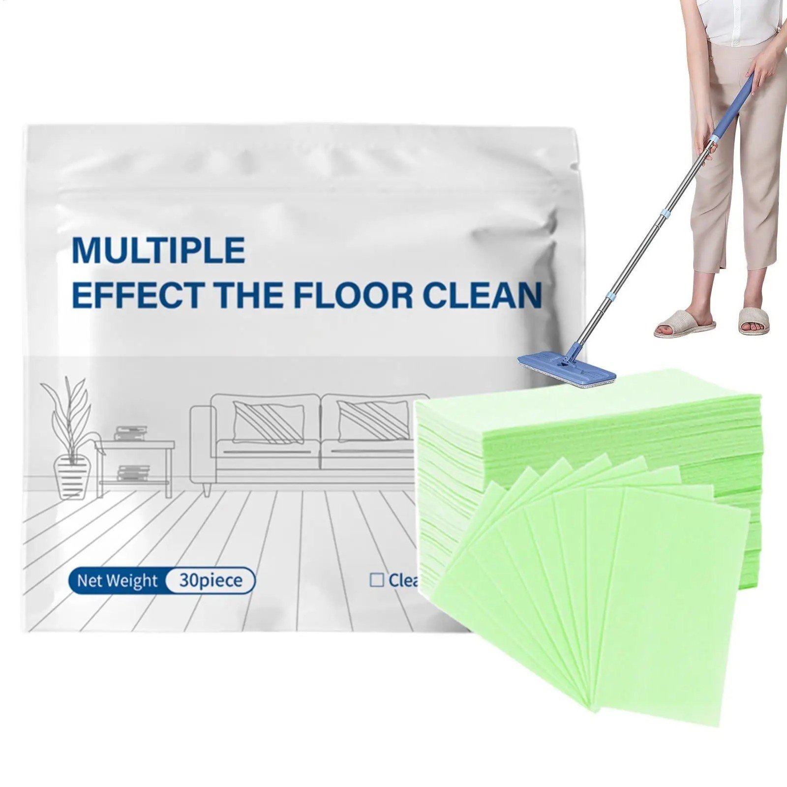 100pcs Multi-surface Floor Cleaning Tablets,Multiple Effect the floors Clean