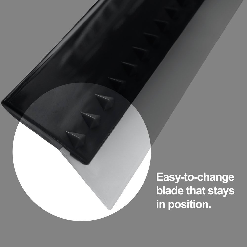 Squeegee for Shower Door, Car Windshield, and Glass Window – 2 Extra Silicone…