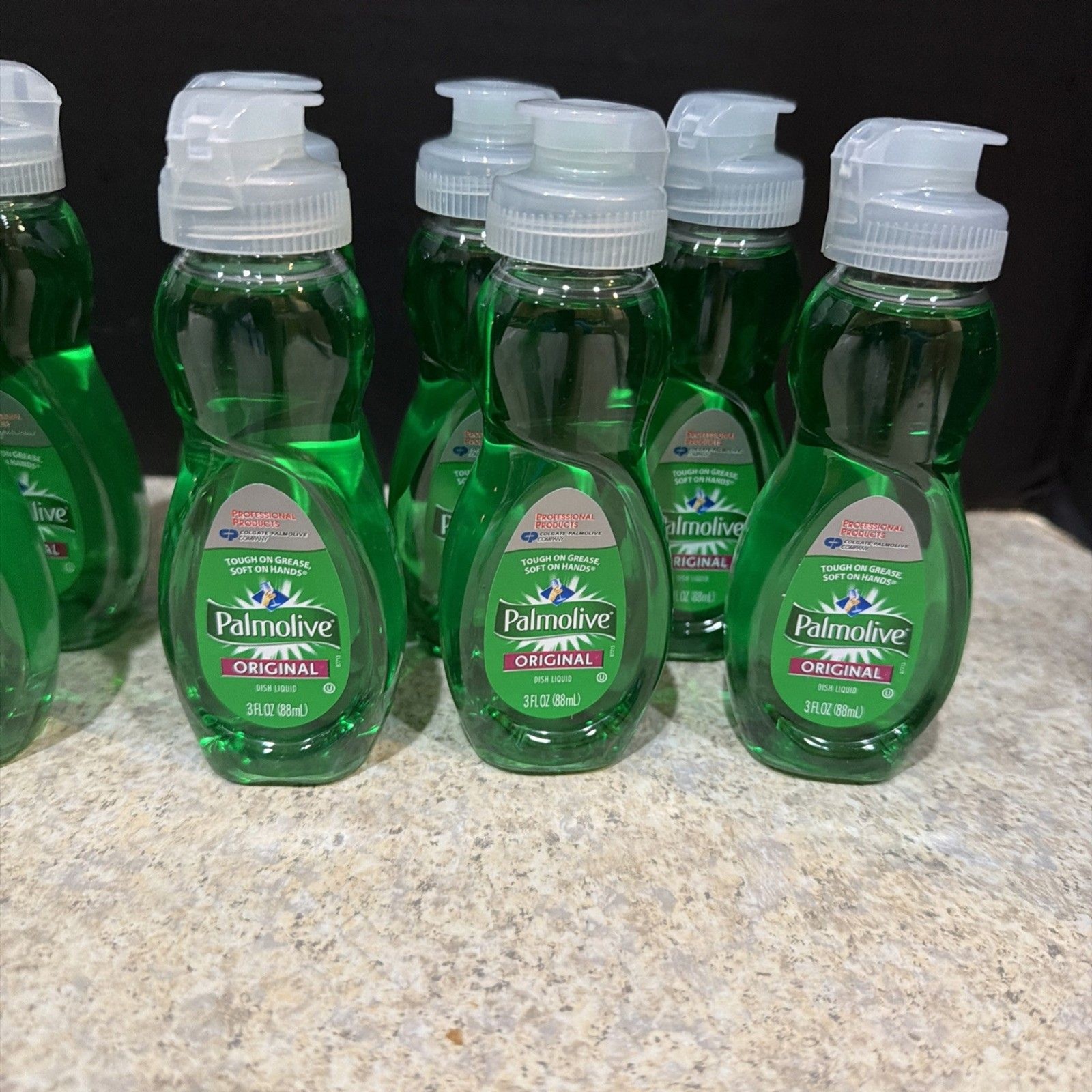 Lot of 12 Palmolive Original Travel Size Liquid Dish Soap 3 Fl Oz Bottles