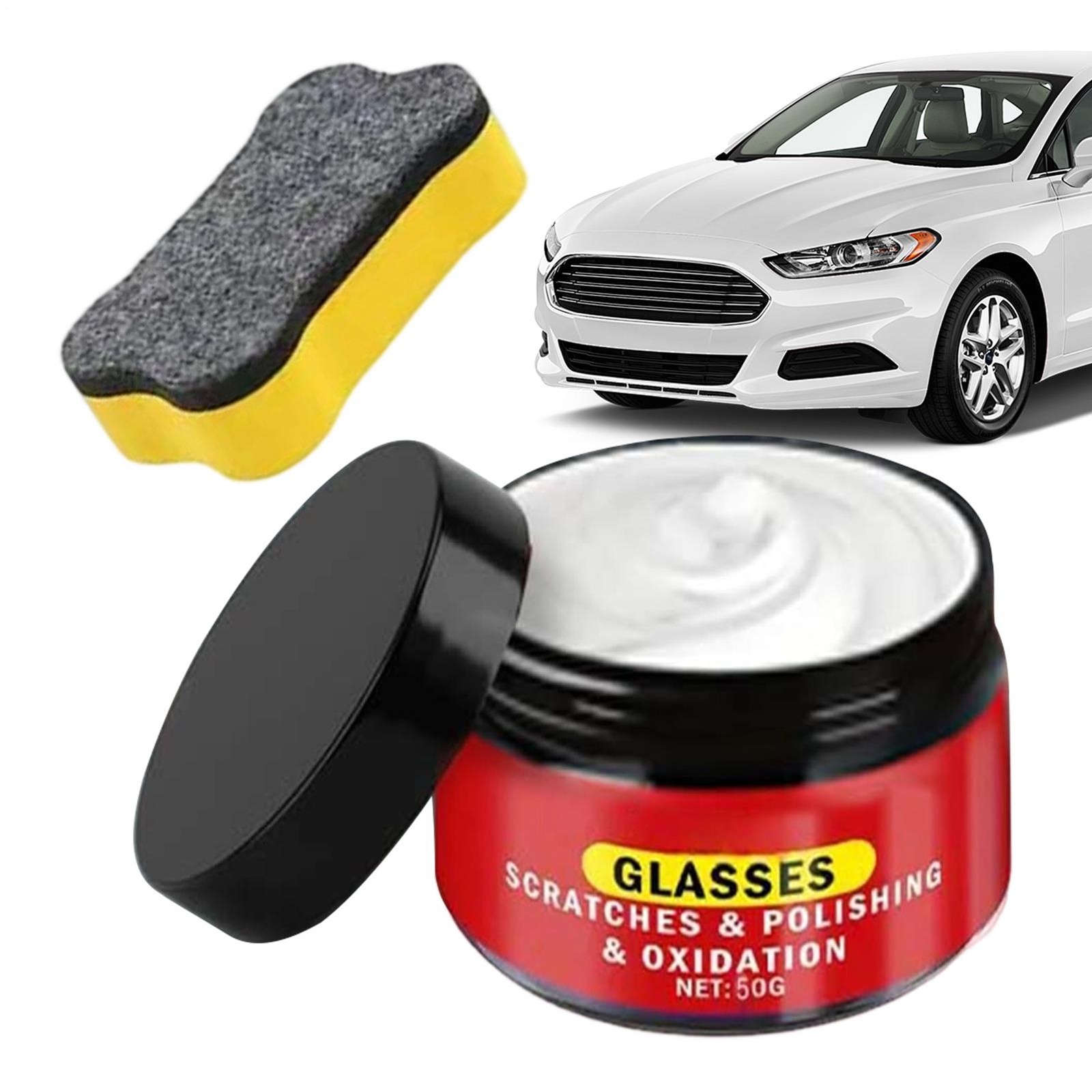 Glass & Lens Scratch Repair Kit Polish Restorer Multi Purpose Cleaner