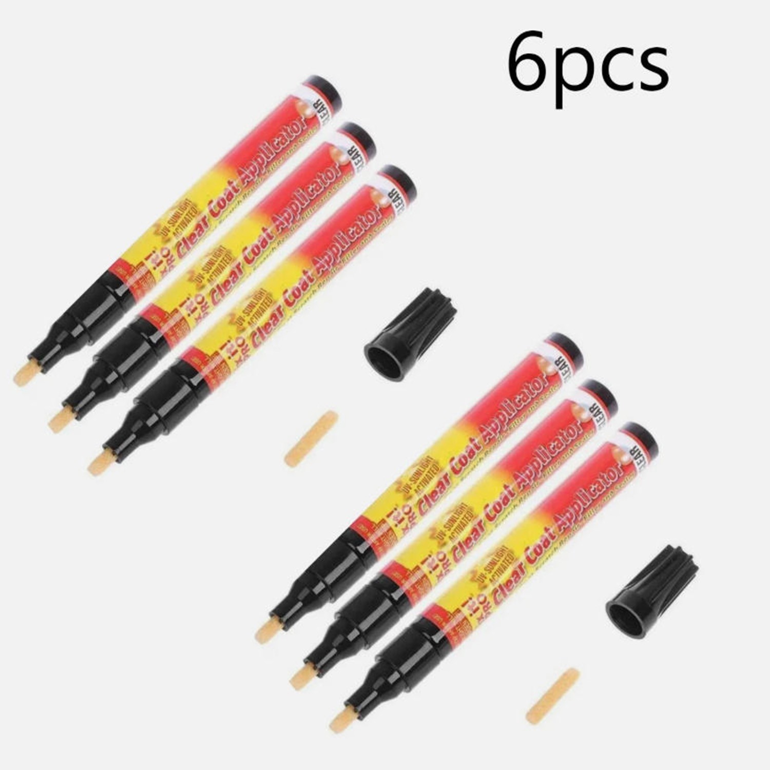 6/3PCS Vitanst Clearfix Scratch Remover,Auto Paint Repair Pen,Car Scratch Repair