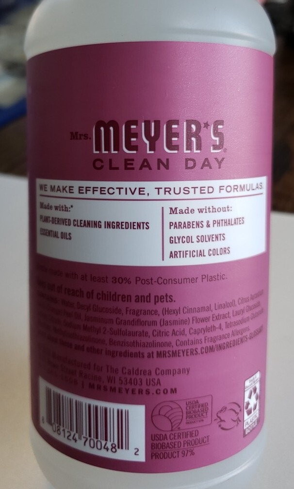Mrs. Meyer’s Clean Day Multi-Surface Everyday Cleaner Spray Mum Scent 16 oz