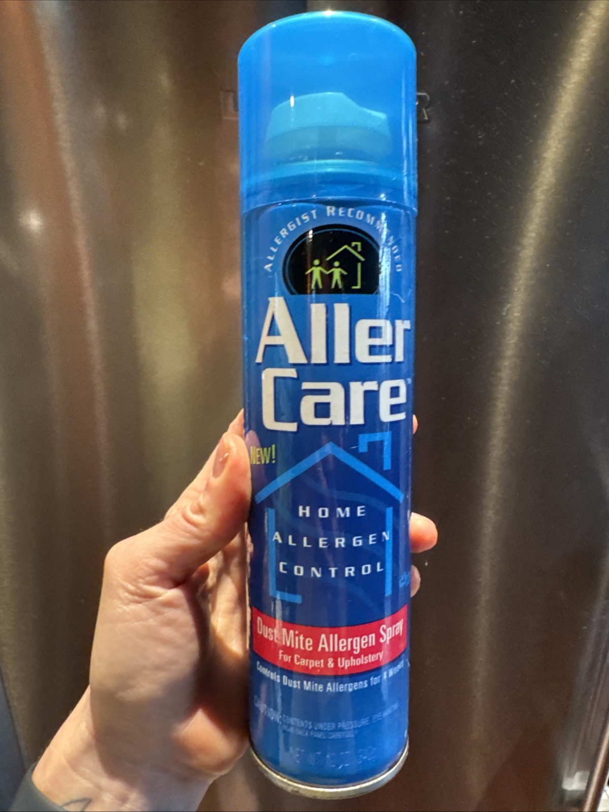 Vintage 1998 SC Johnson AllerCare Dust Mite Allergen Spray 12oz
