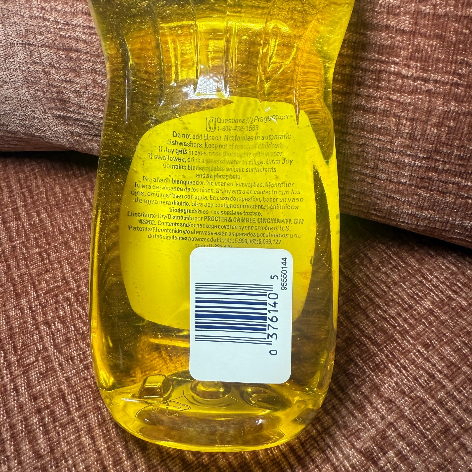 Vintage Joy Lemon Dishwashing Liquid 375mL 12.6 fl oz – Rare Retro Procter & Gam