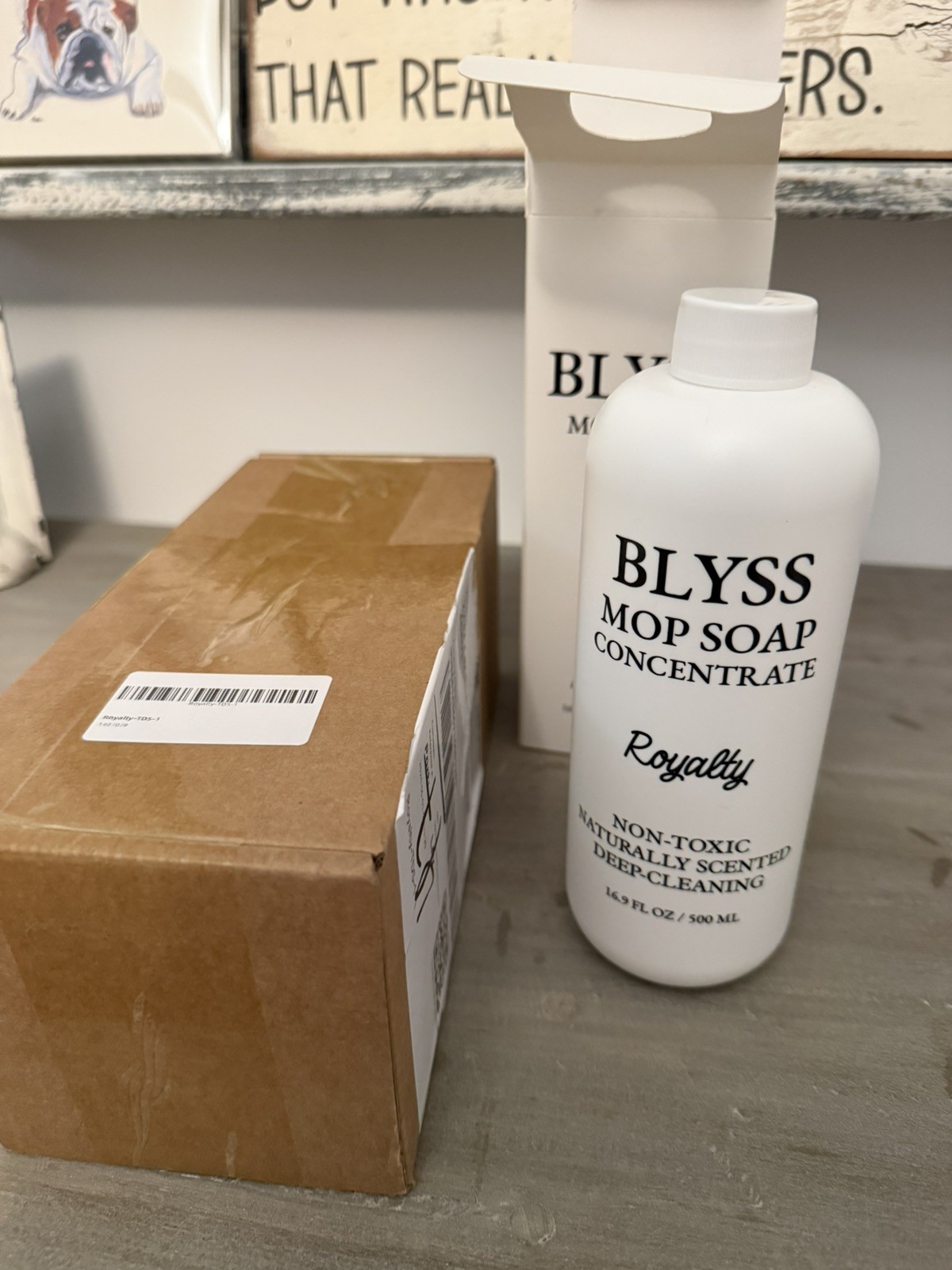 Blyss Mop Soap ROYALTY 16.9 Fluid Oz / 500ml exp date 2028