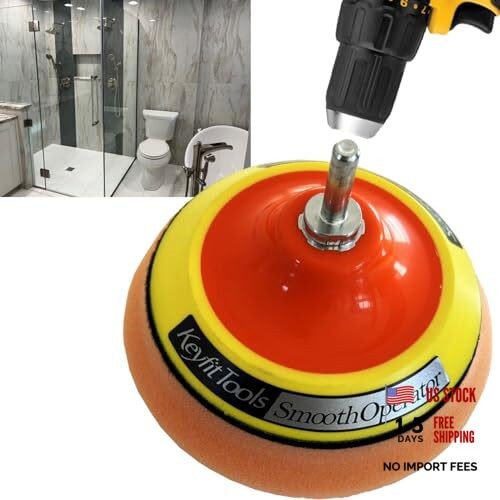 SmoothOperator PROFESSIONAL Drill Powered Glass Shower Tub Porcelain Ceramic