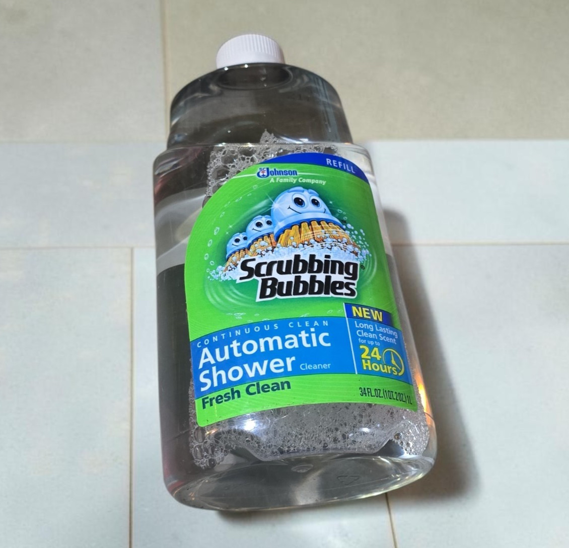 Lot of 3 Scrubbing Bubbles Automatic Shower Cleaner Refill Fresh Clean 34 fl oz