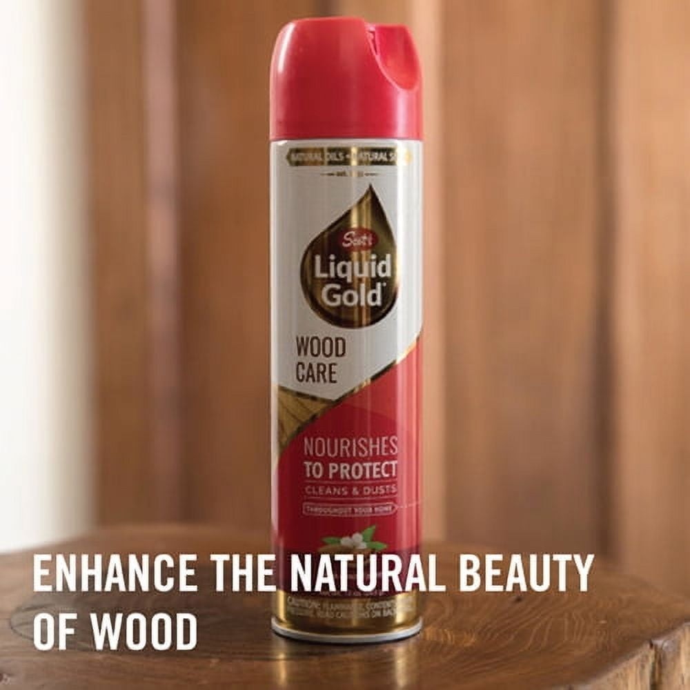 Wood Cleaner Polish and Protector Fresh Almond Scent 11.5 oz.