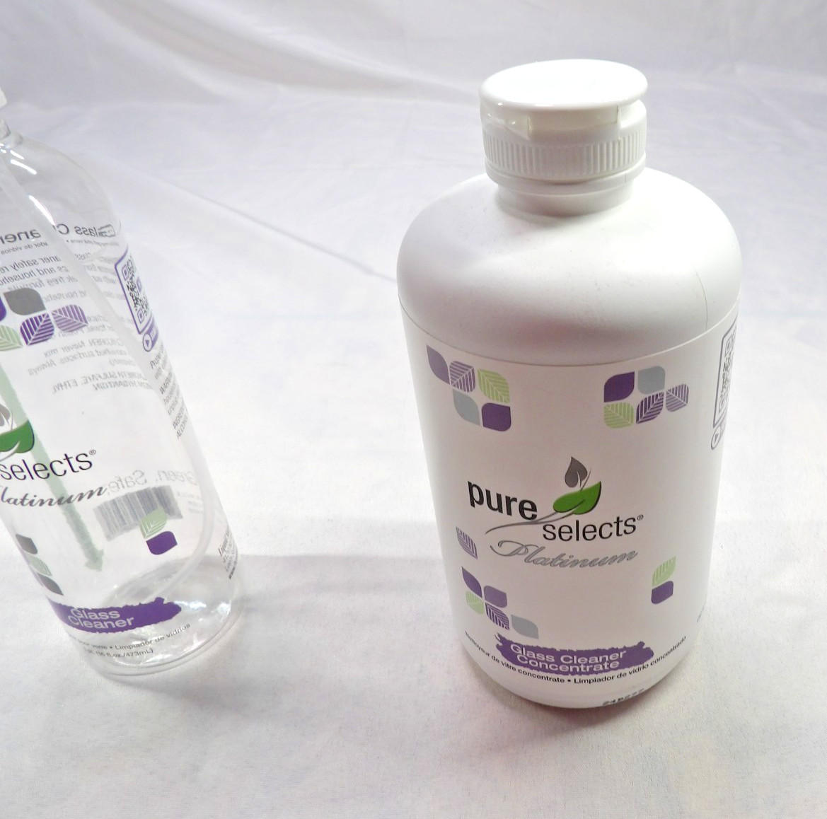 New Pure Selects Glass Cleaner Concentrate Seal Was Cut Never Used W/Sprayer 1Qt