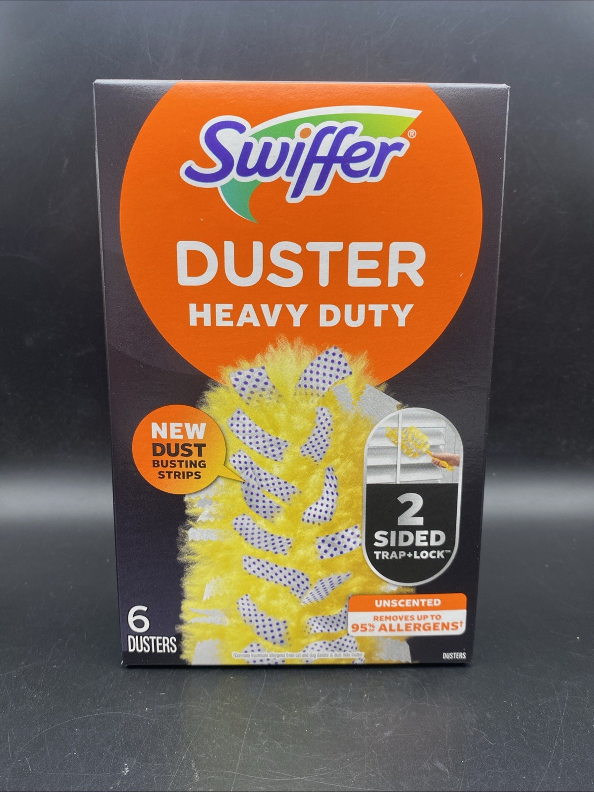 4x Swiffer Heavy Duty Dusters Microfiber Heavy Duty Duster Refill 6 pk