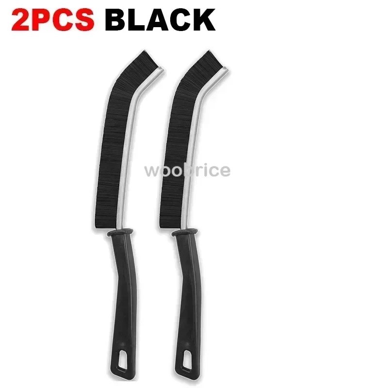 Long Handle Crevice Cleaning Brush Hard Bristle Gap Tile Grout Bathroom Kitchen