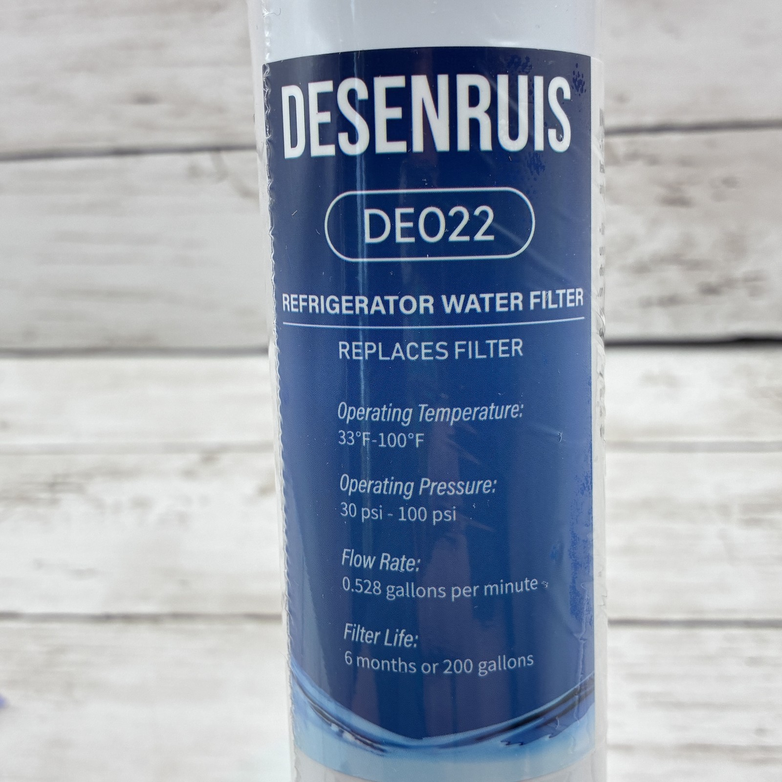 DESENRUIS DEO22 Refrigerator Water Filter Replacement NSF Certified 200 Gallons