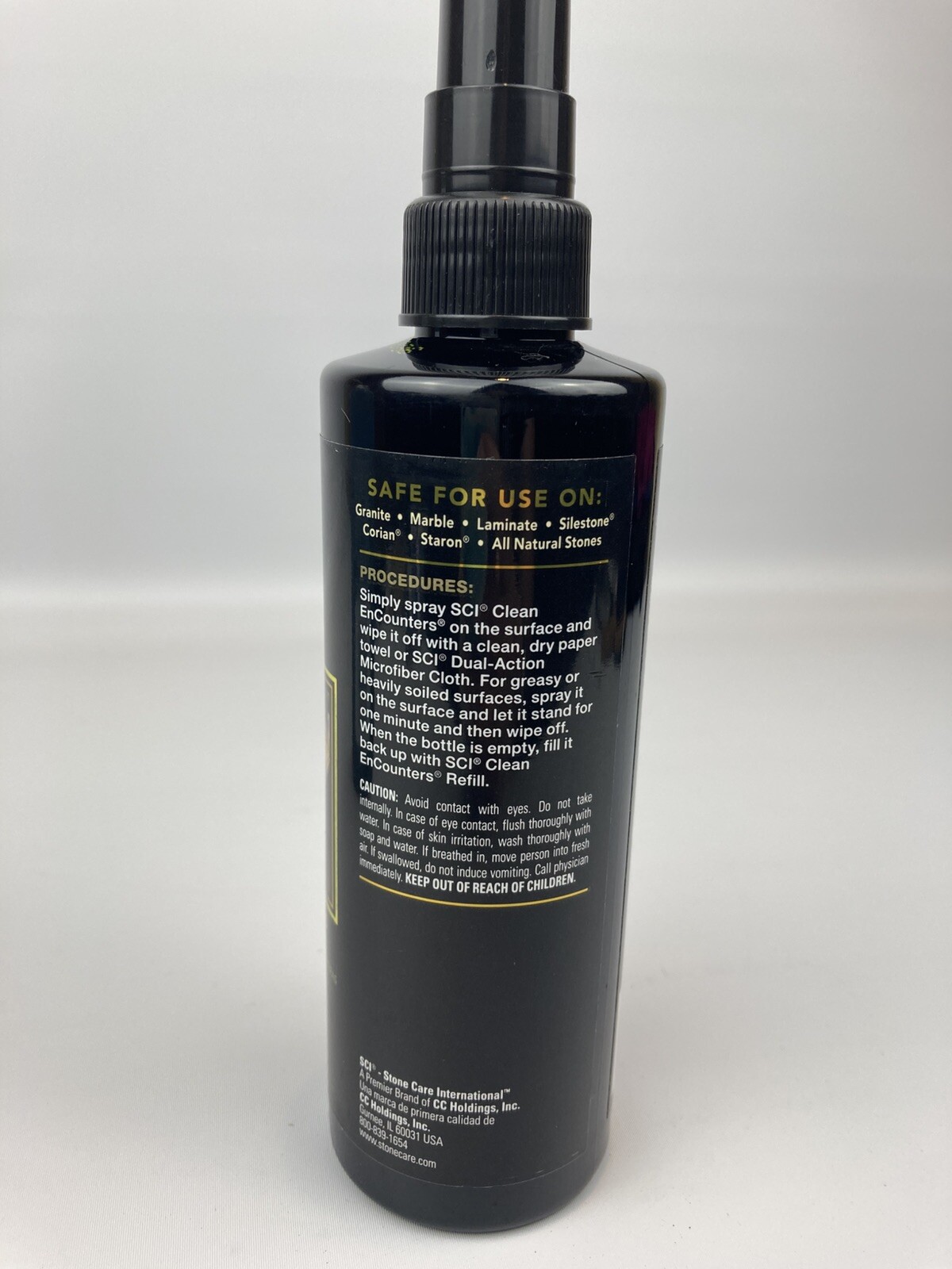 SCI Clean Encounters Countertop Spray Cleaner 8 Oz 90% FULL