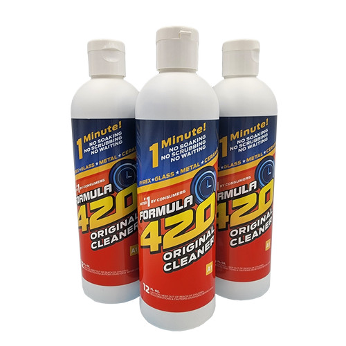 All Purpose Cleaner – Formula 420 – 12oz Bottles (3-Pack) for Glass & Metal