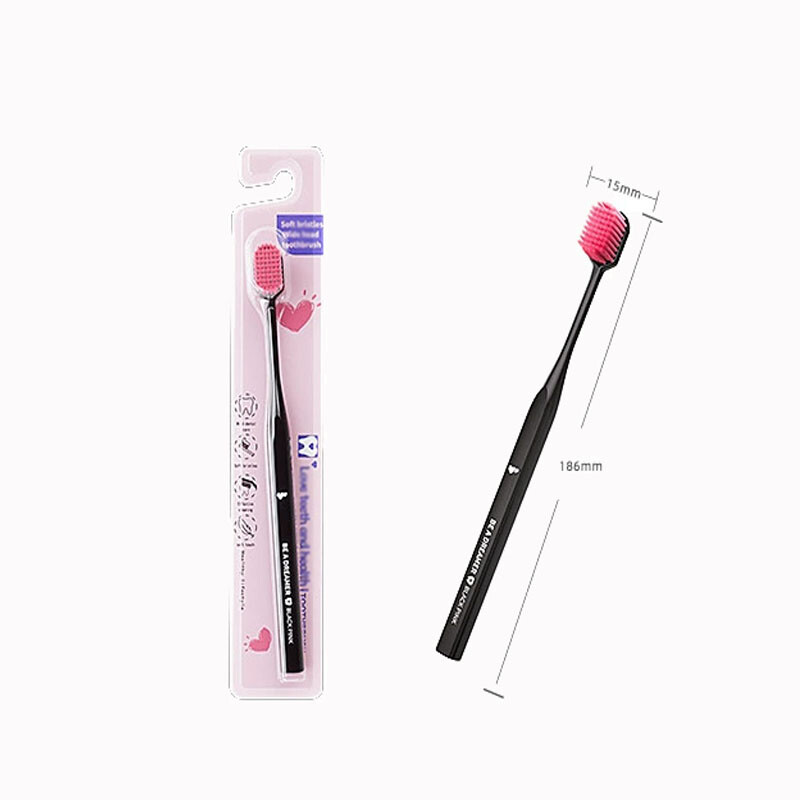 Extra Soft Micro-Toothbrush for Sensitive Gums and Teeth. (6 Pack)