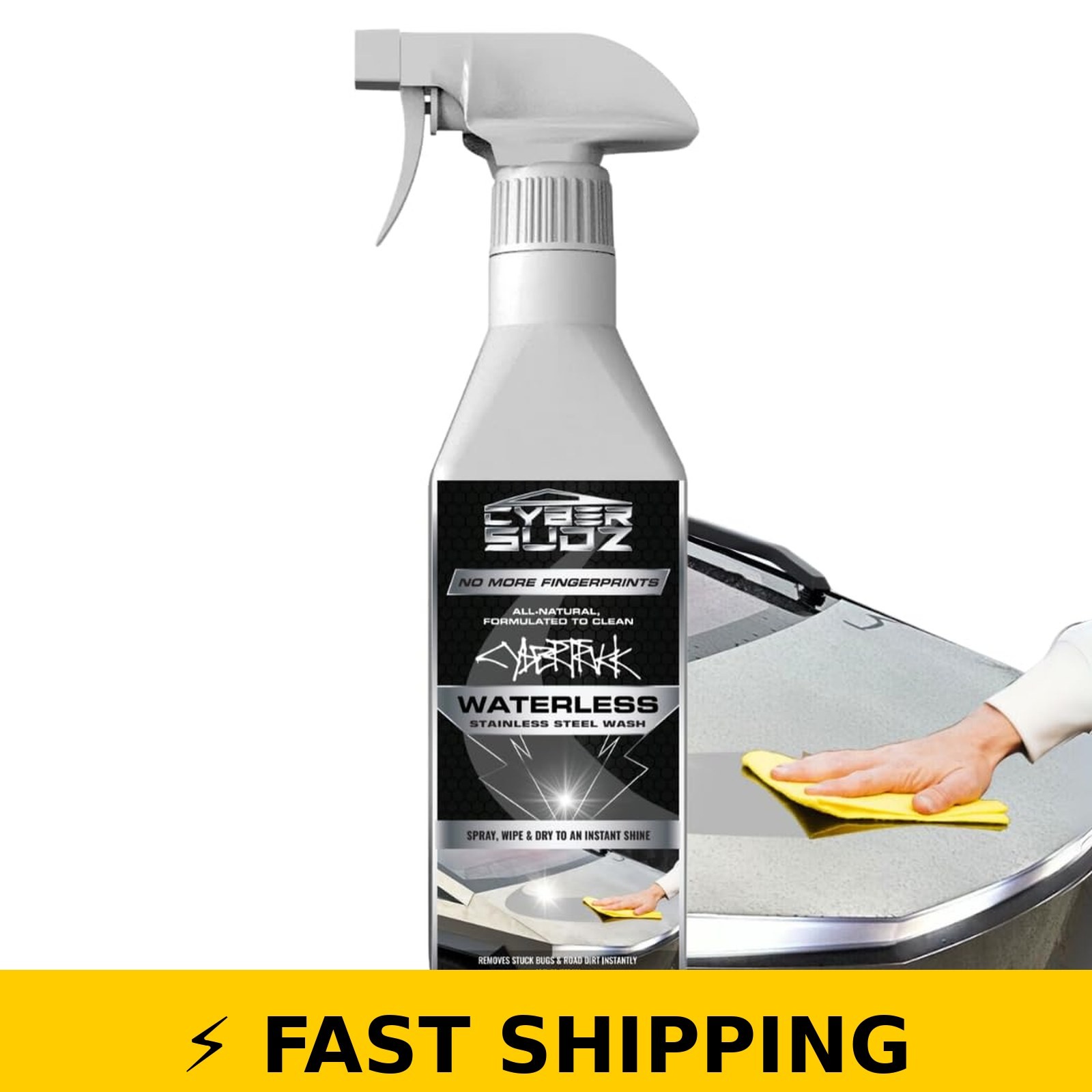 CyberSudZ Waterless Stainless Steel Wash for Tesla CyberTruck 17 Fl. Oz.