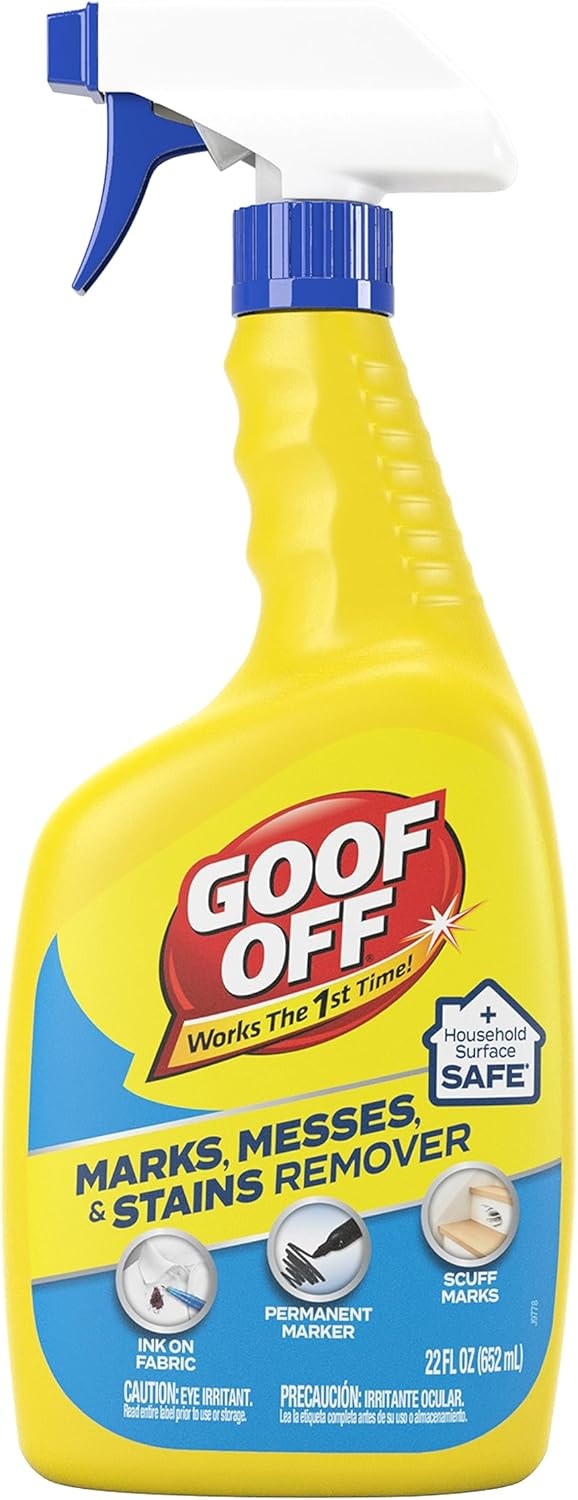 Goof Off 22 Oz Heavy Duty Stain Remover Trigger Spray For Tough Messes