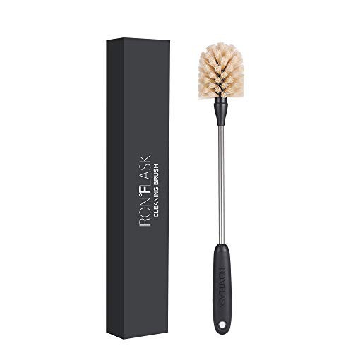 Water Bottle Cleaning Scrubbing Brush 15 Inch Stainless Steel Nylon Bristles