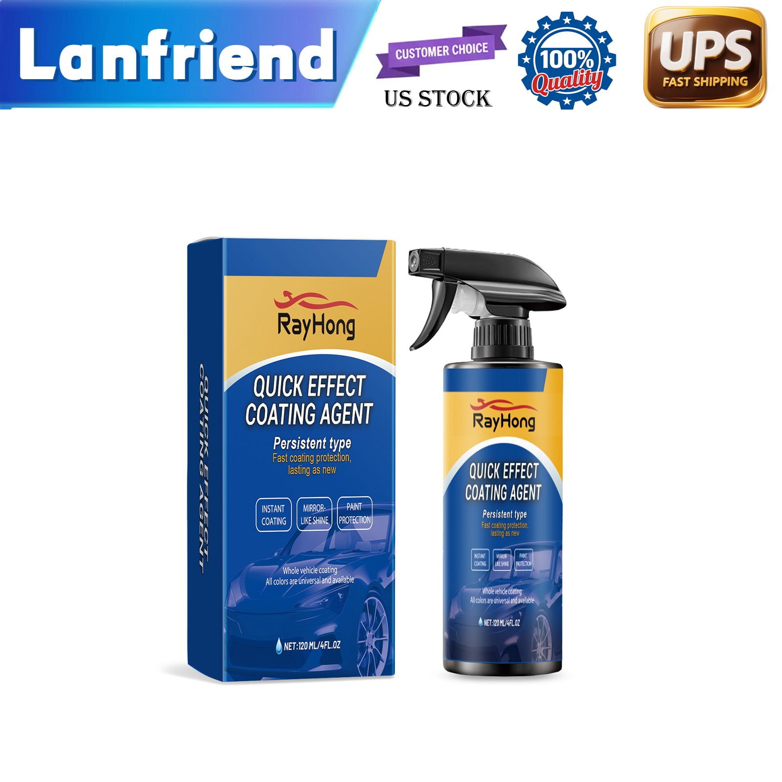 Car Coating Spray Care – Reconditioning Paint Sealing Glaze Aid Tool 🧼