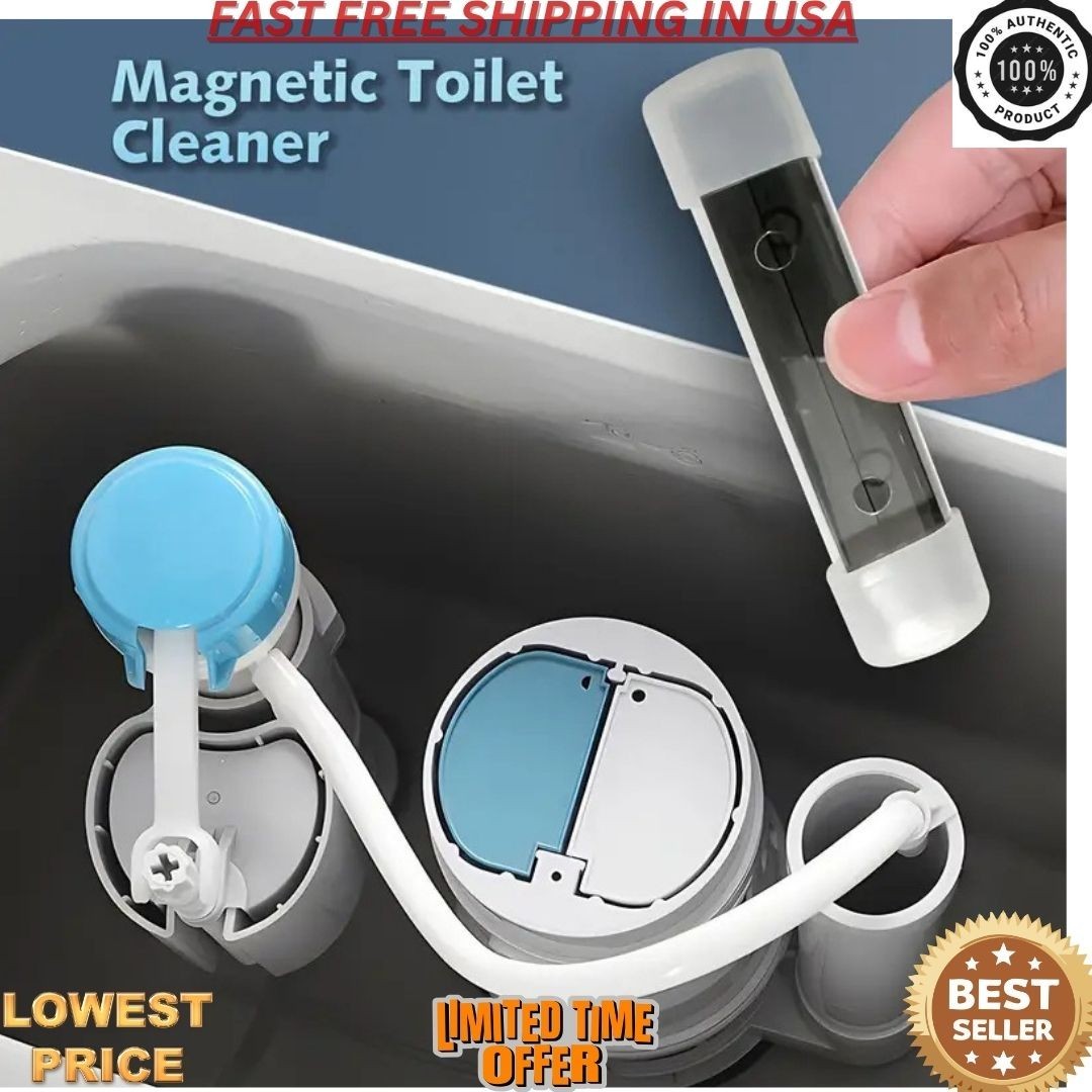 Magnetic Toilet Bowl Cleaner Toilet Magnets Long-Lasting Magnetic Toilet Cleaner
