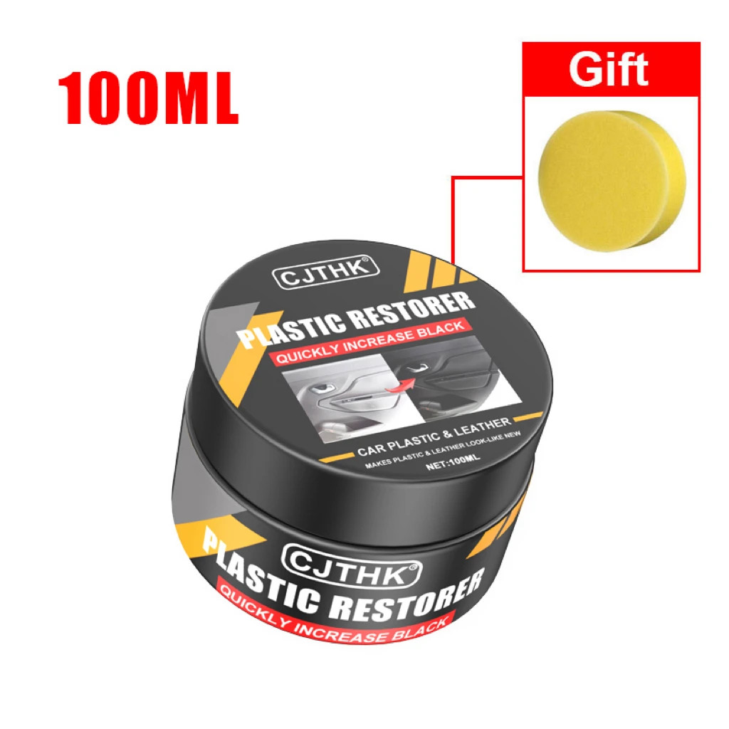 Car Plastic Restorer Back To Black Gloss Auto Interior Leather & Panel Renewal W
