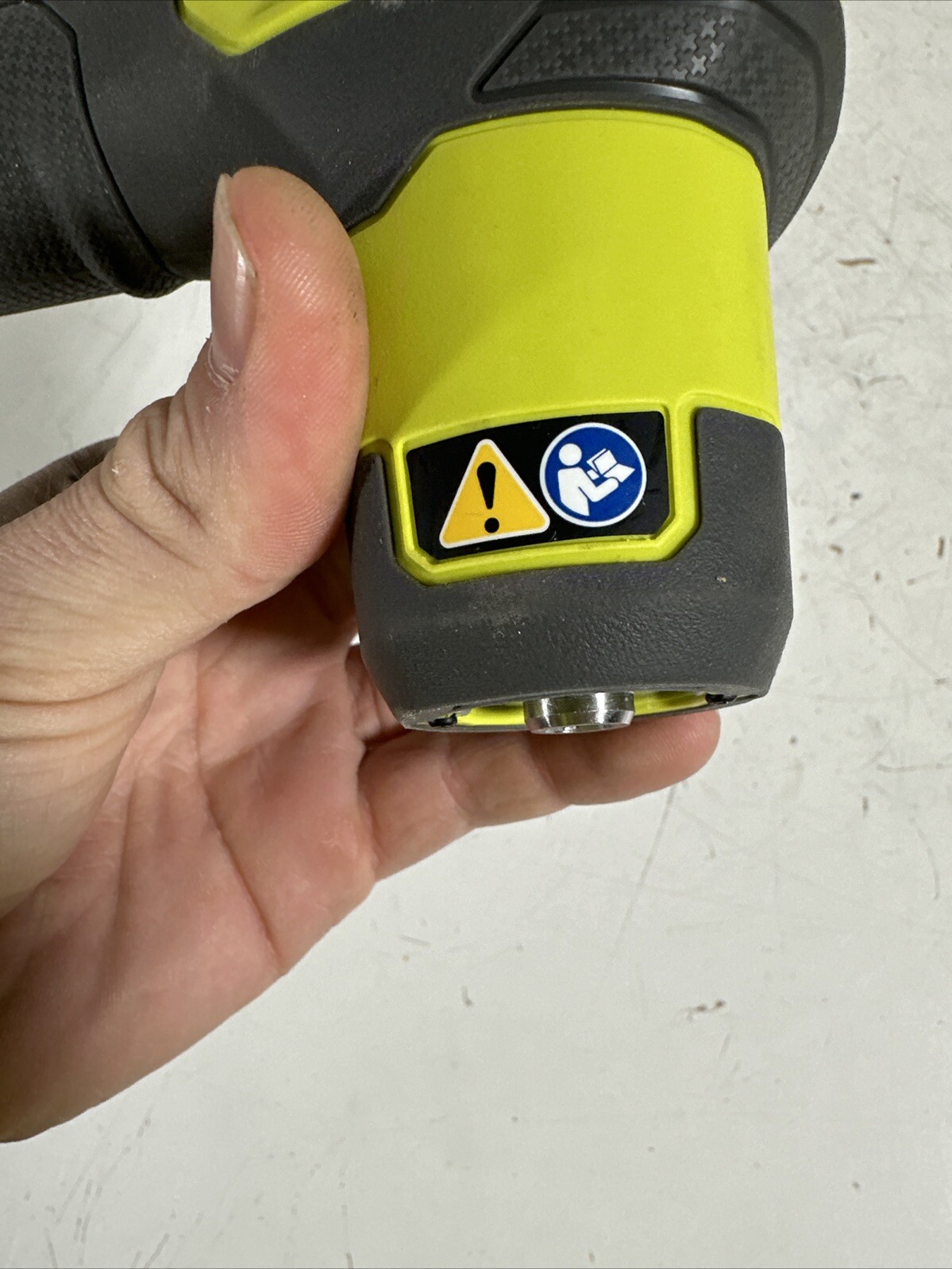 Ryobi Compact Size Power Scrubber Kit FVG51K Bare Tool No Battery Or Tip A-5
