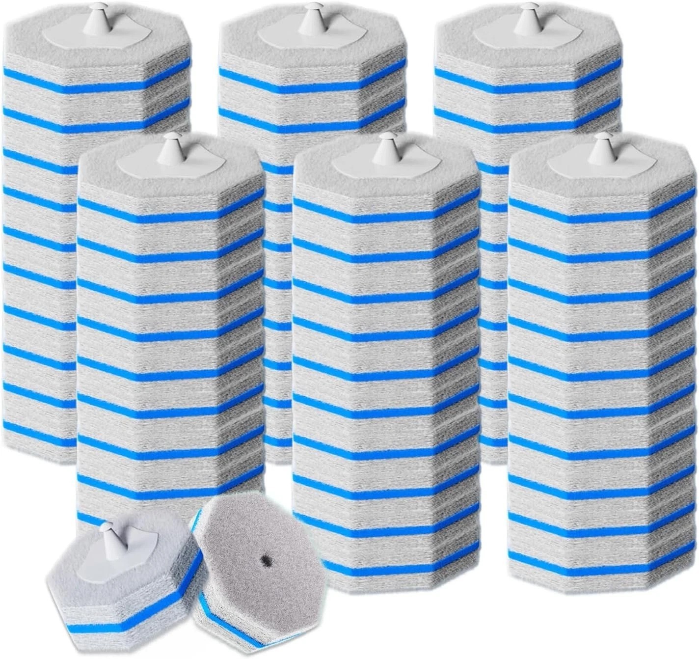 60pcs Toilet Wand Refills fits Clorox Toilet Wand, Thickened Cleaning Upgraded