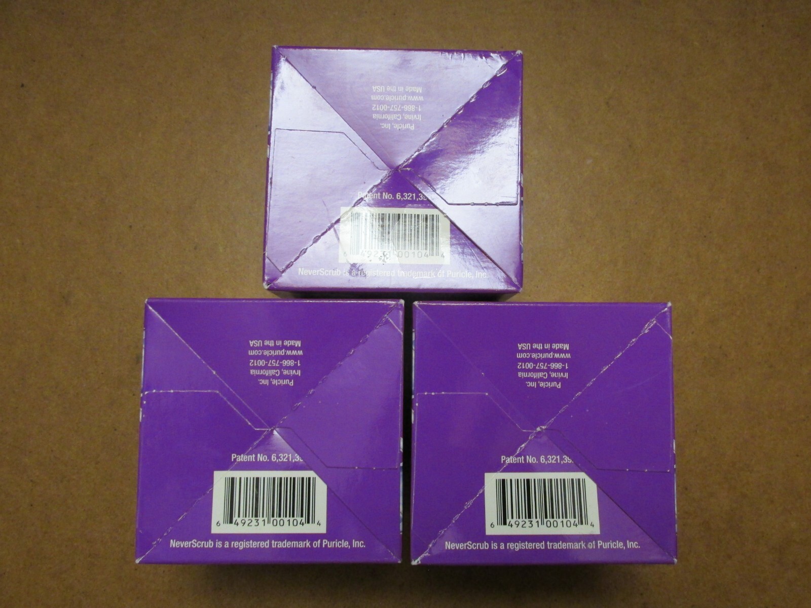 (3) Kaboom Never Scrub Refill Cartridges Toilet Cleaner