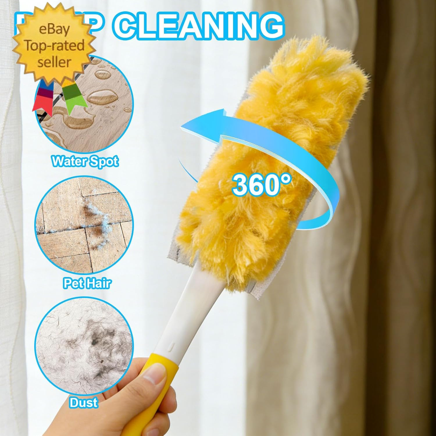 20 Pack Heavy Duty Duster Refills for , Multi-Surface 360° Disposable Dusters Ki