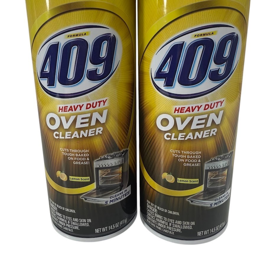 Formula 409 Heavy Duty Oven Cleaner Lemon Scent 14.5 Oz Cuts Grease – 2 PACK