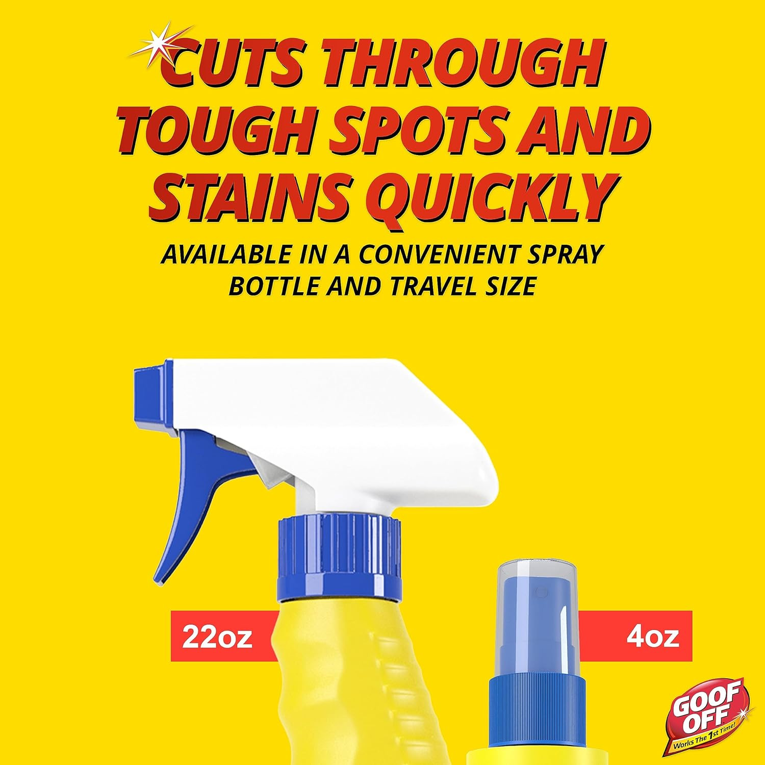 Goof Off 22 Oz Heavy Duty Stain Remover Trigger Spray For Tough Messes
