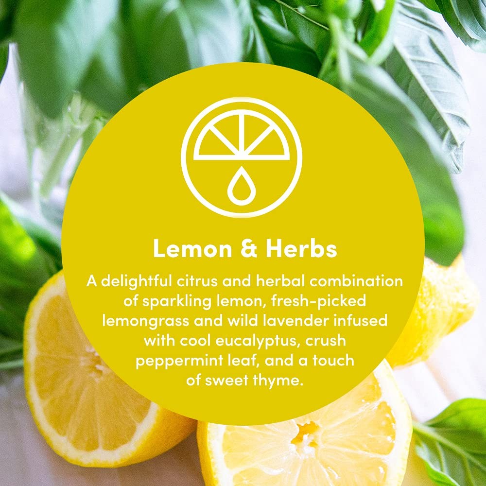 Multi Surface Cleaner Refill Gallon Non Toxic Plant Based Lemon Herbs 128 Oz