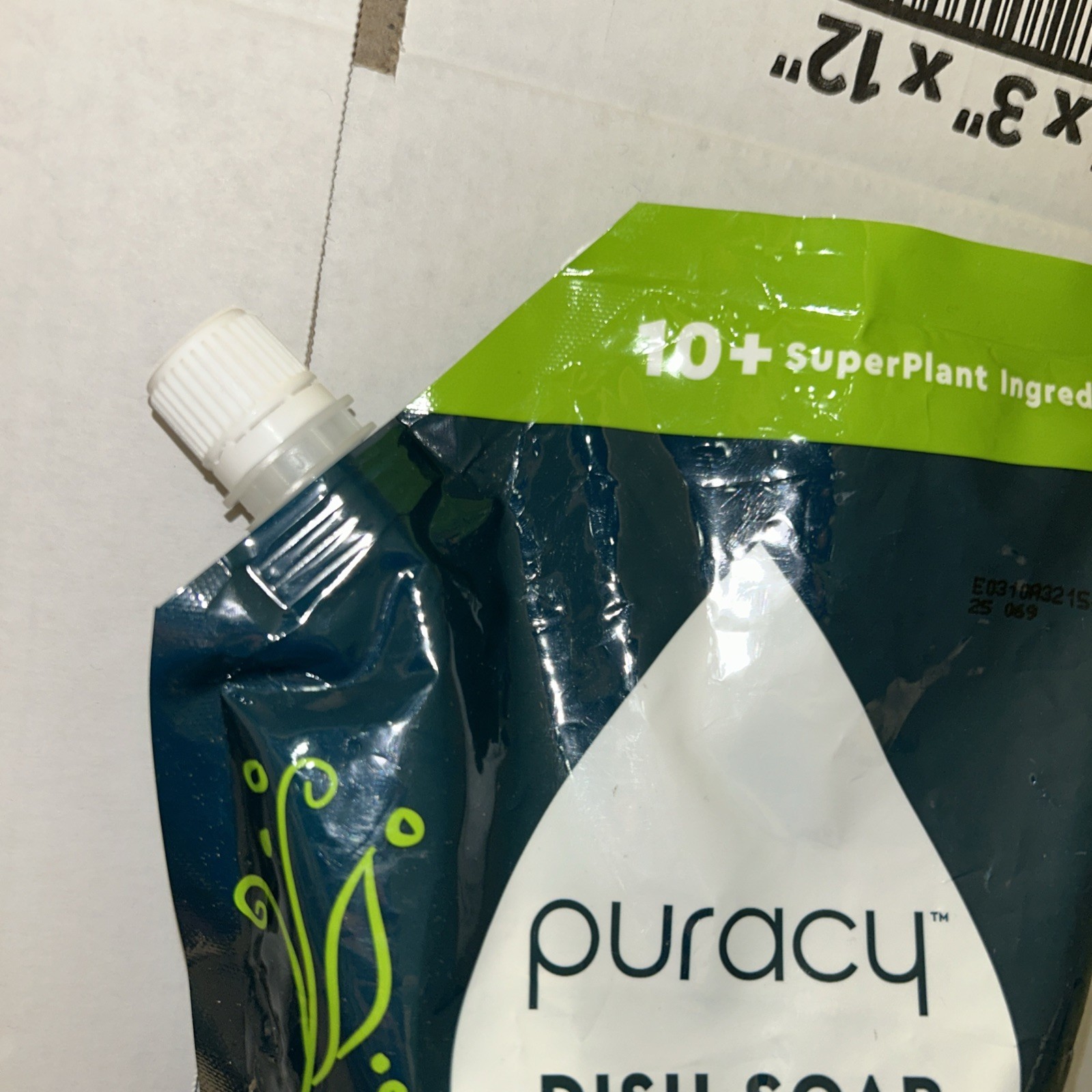 Puracy Natural Dish Soap Refill, Skin-Softening Plant-Based Liquid lemograss