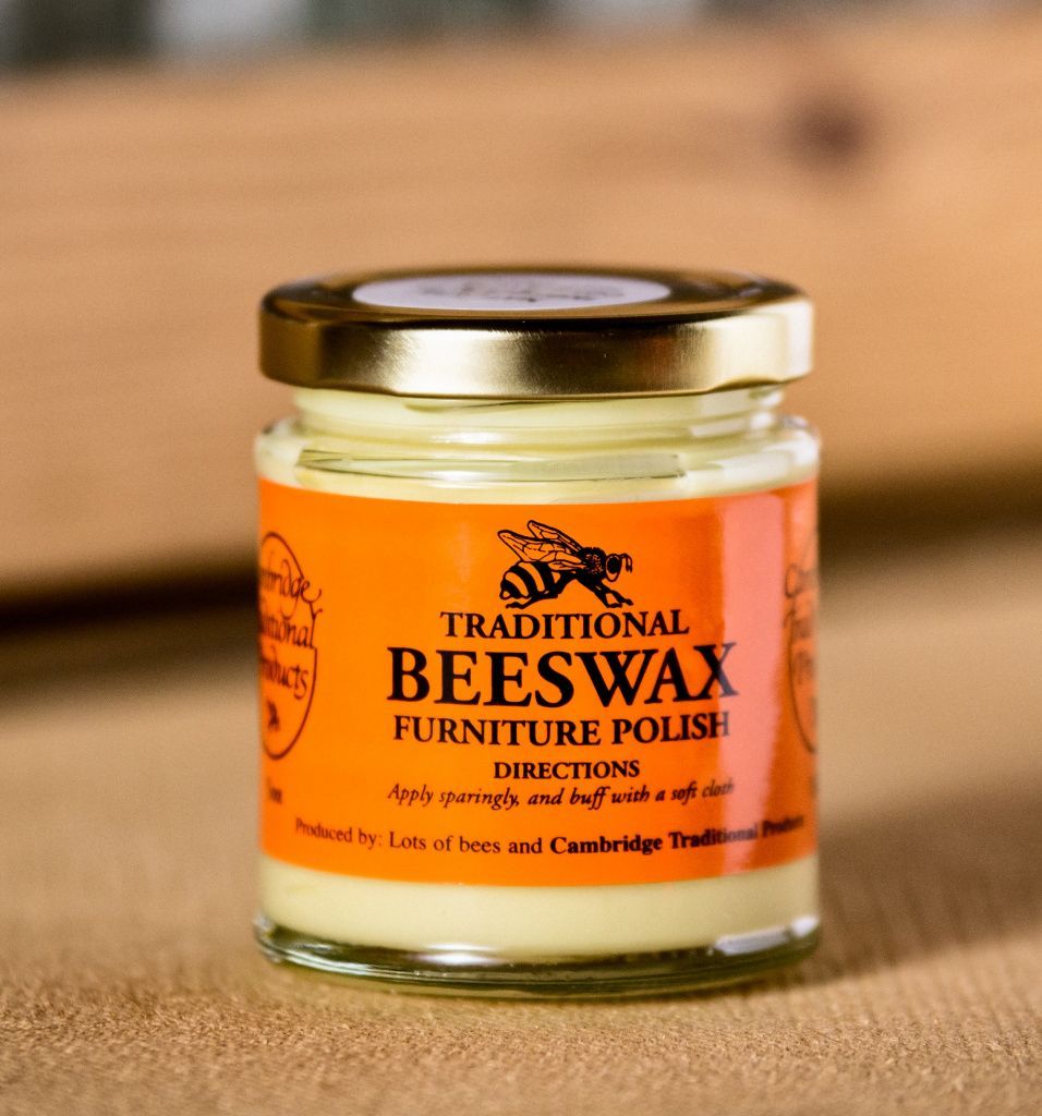 Traditional Beeswax Wooden Furniture Polish Cream Neutral Bees Wax Jar 142g