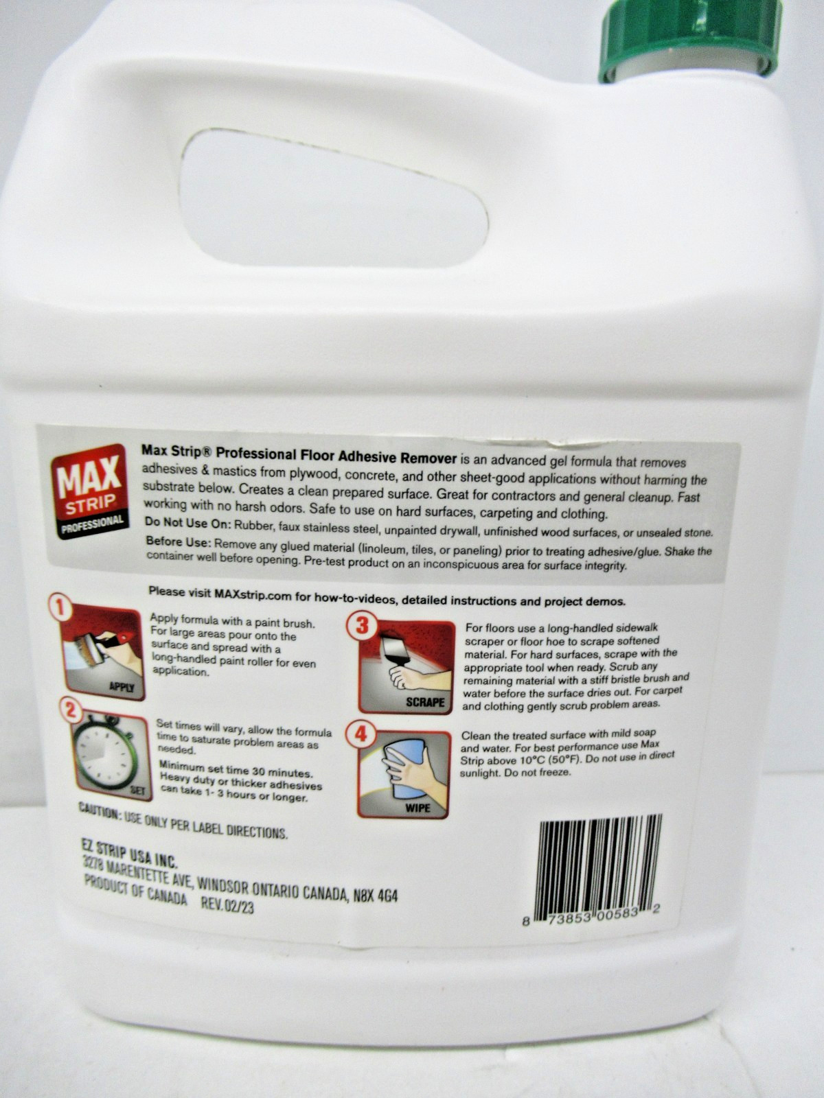 Max Strip Professional Floor Adhesive Remover – 1 Gallon