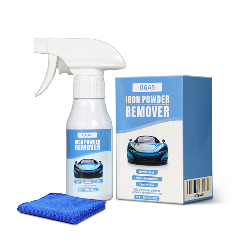 Iron Powder Remover, Rust Remover For Car Painted Tire Polishing 120ml