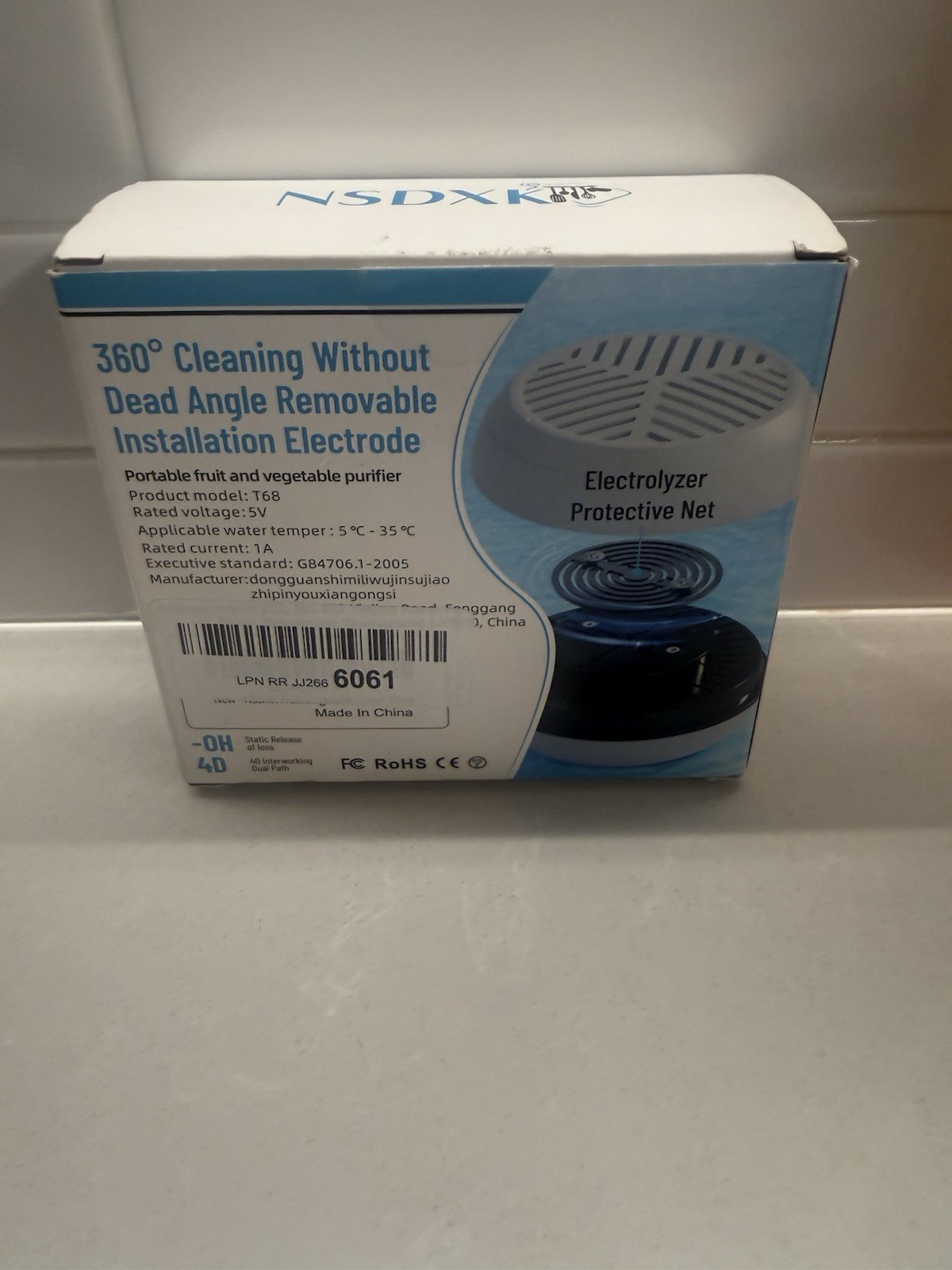 Fruit and Vegetable Washing Machine, Fruit Vegetable Cleaner Device, Portable