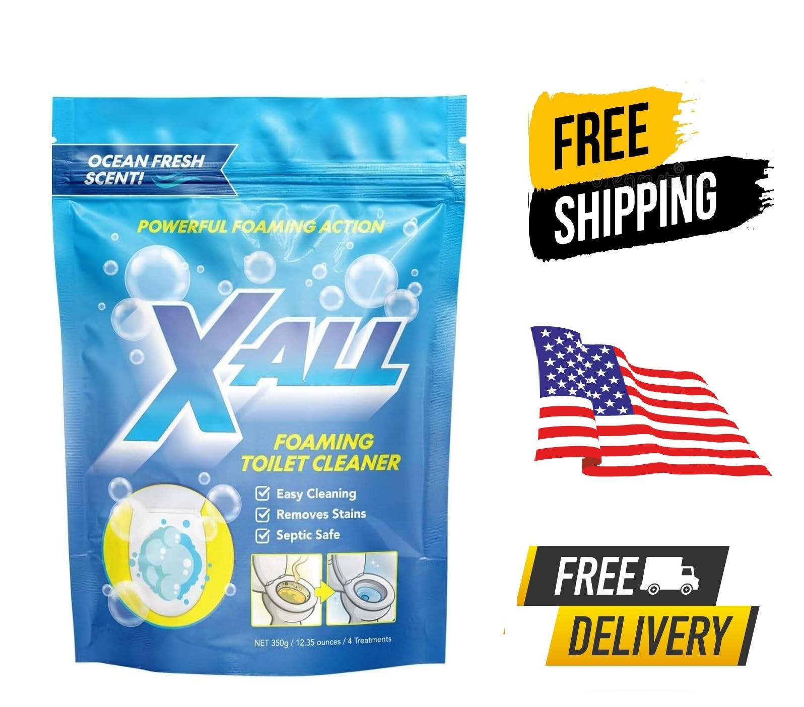 X-ALL Foaming Toilet Cleaner